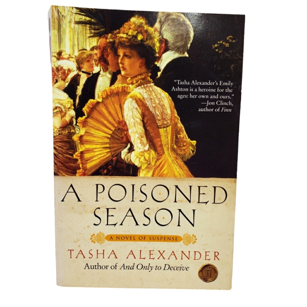 3/$12 Tasha Alexander A Poisoned Season Paperback Book